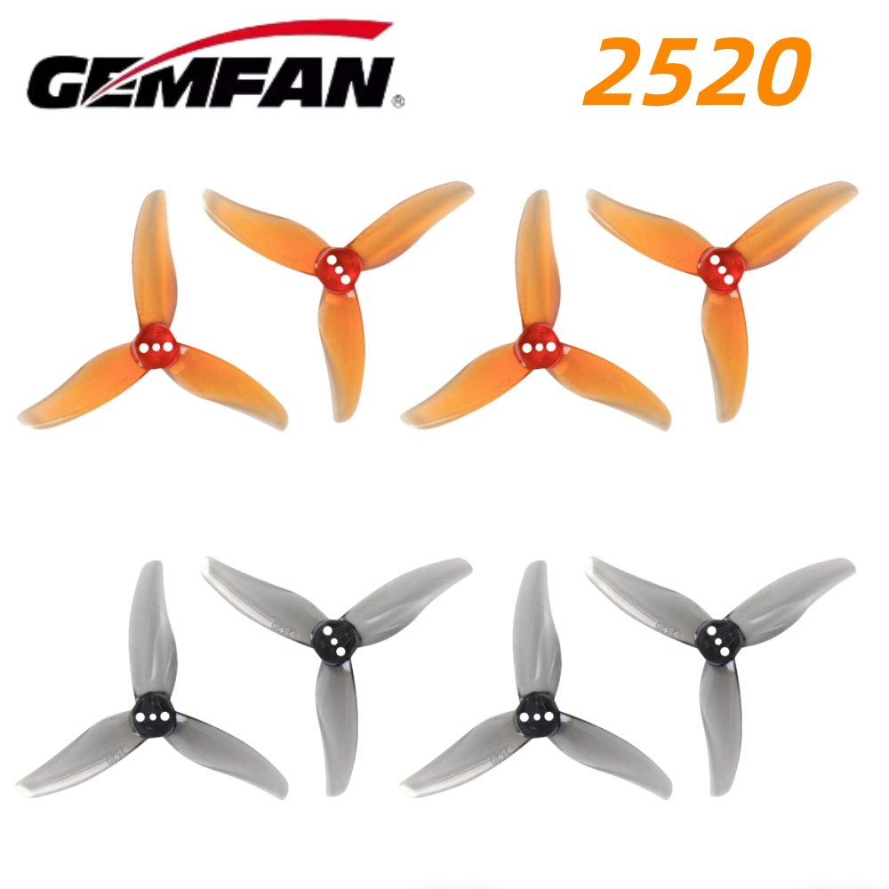 Drone Racing Propeller - 4 çift Gemfan Hurricane 2520 2.5X2X3