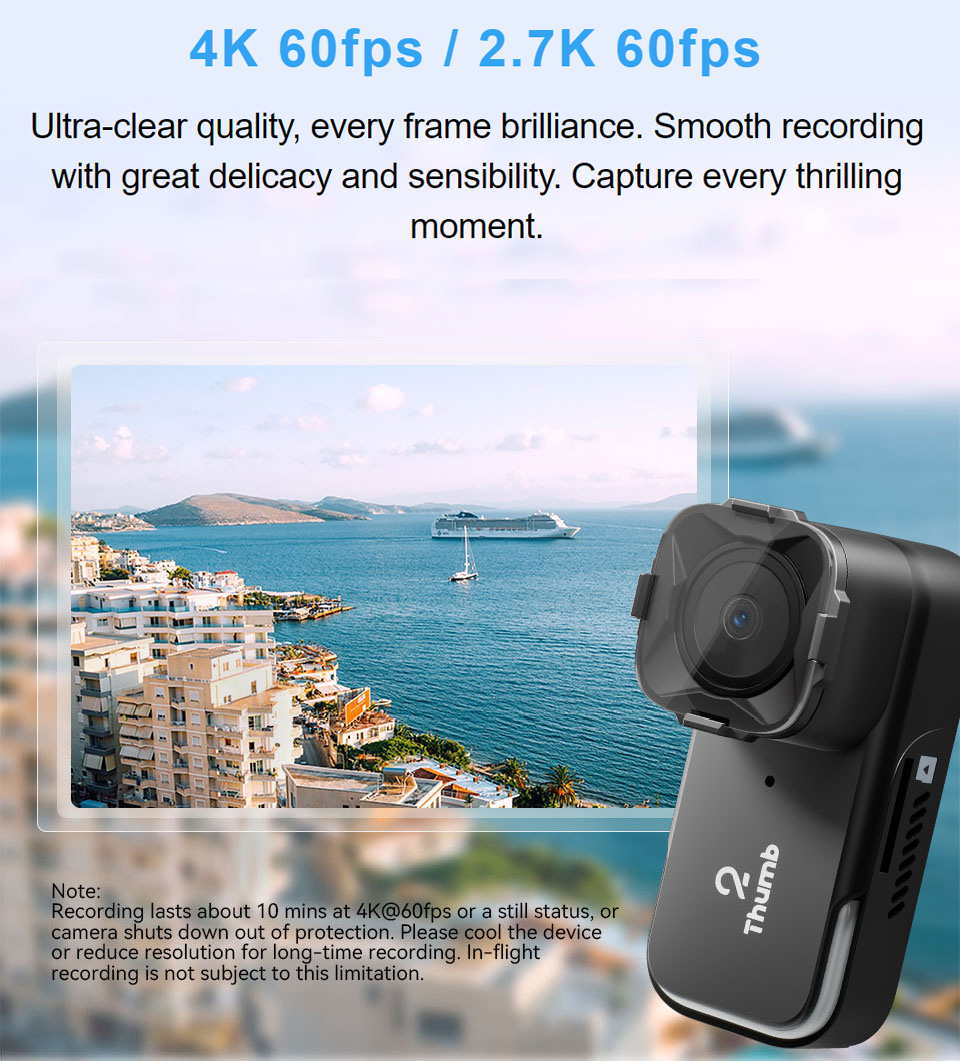 Drone Racing Camera - Yeni Sürüm RunCam Thumb 2 4K