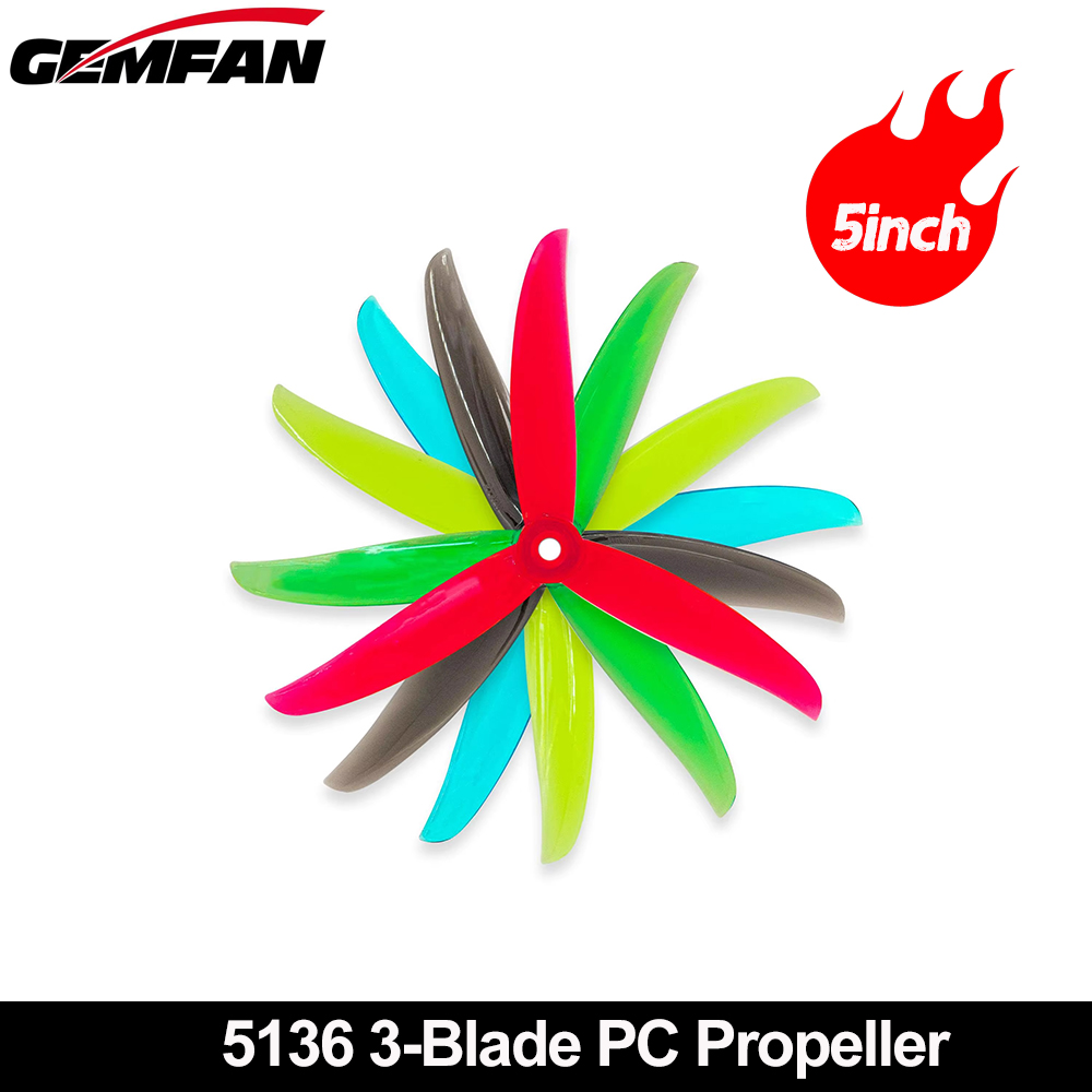Drone Racing Propeller - Gemfan VANOVER 5136 3 Bıçaklı PC