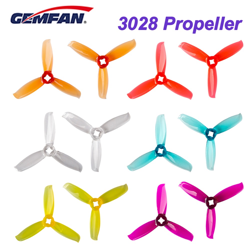 Drone Racing Propeller - 10 çift/20 adet Gemfan Windancer 3028