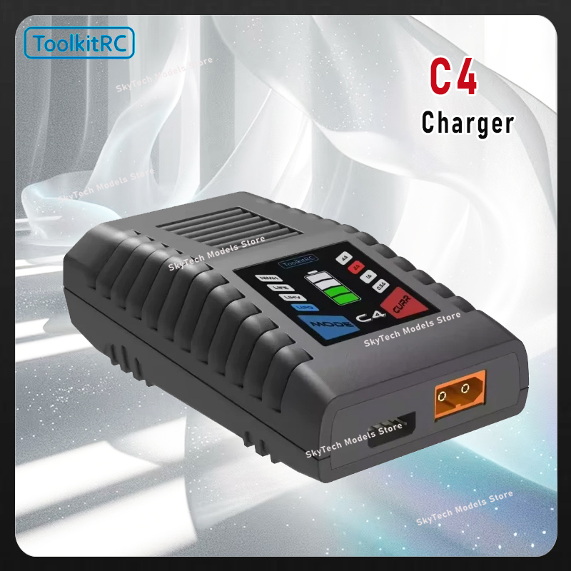 Drone Racing Charger - ToolkitRC C4 50W Basit Dengeli Şarj