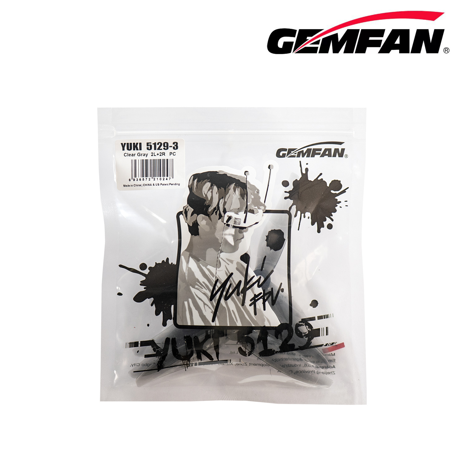 Drone Racing Motor - Gemfan 5129 5 inç 3 Kanatlı/Tri-bıçaklı