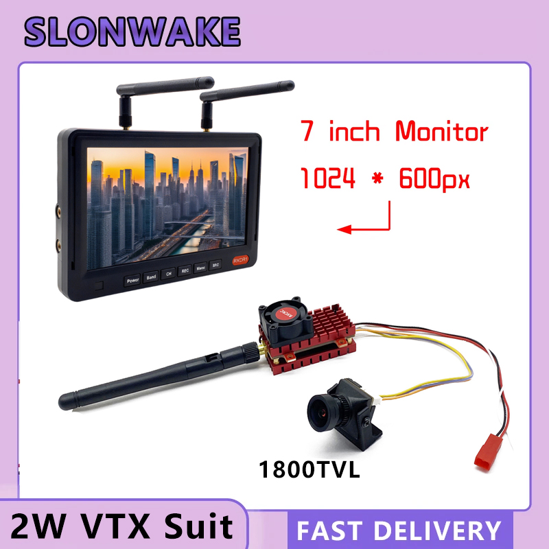 SLONWAKE 5.8G 2W VTX FPV 1800T - Drone Racing Camera incelemesi ve fiyatı