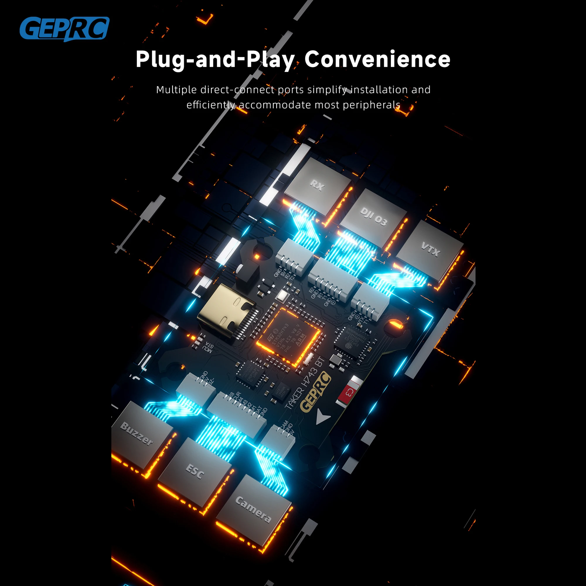 GEPRC TAKER H743 BT 32Bit 65A  - Drone Racing Flight Controller incelemesi ve fiyatı