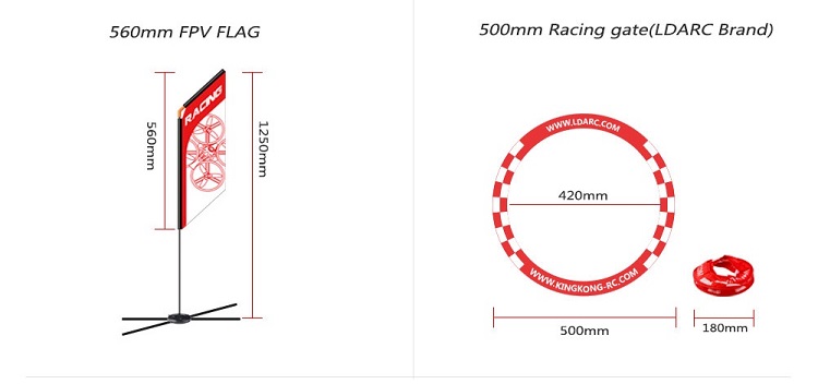 560mm FPV Yarış Drone'u Quad W - Drone Racing Gate incelemesi ve fiyatı