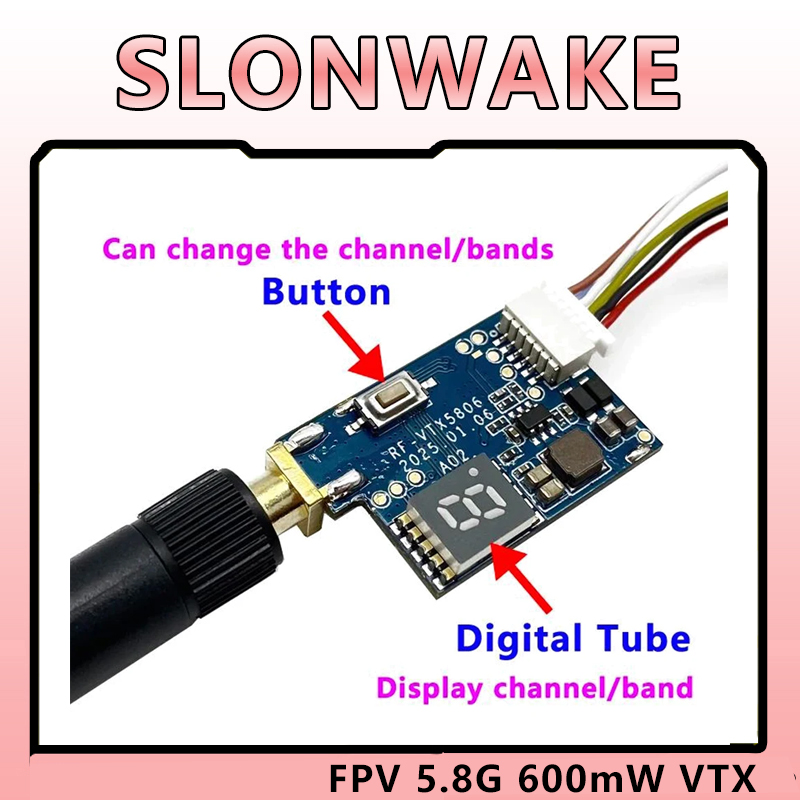 SLONWAKE 5.8G TS5823 PRO Mini  - Drone Racing Vtx incelemesi ve fiyatı
