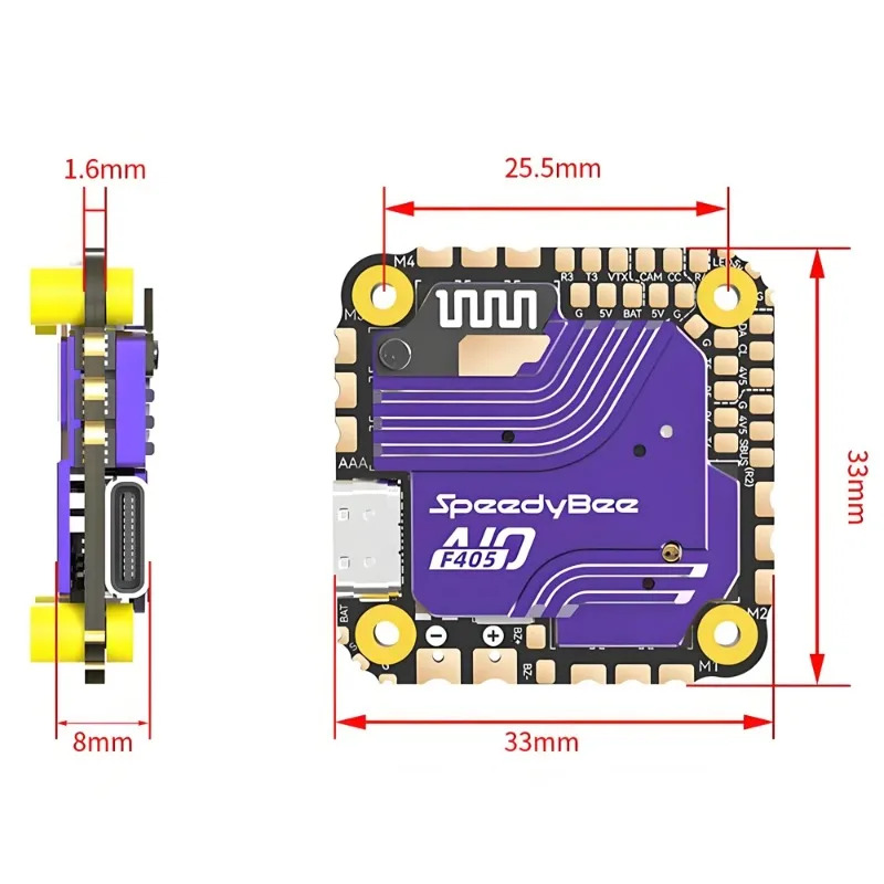 SpeedyBee F405 AIO Uçuş Kontro - Drone Racing Flight Controller incelemesi ve fiyatı
