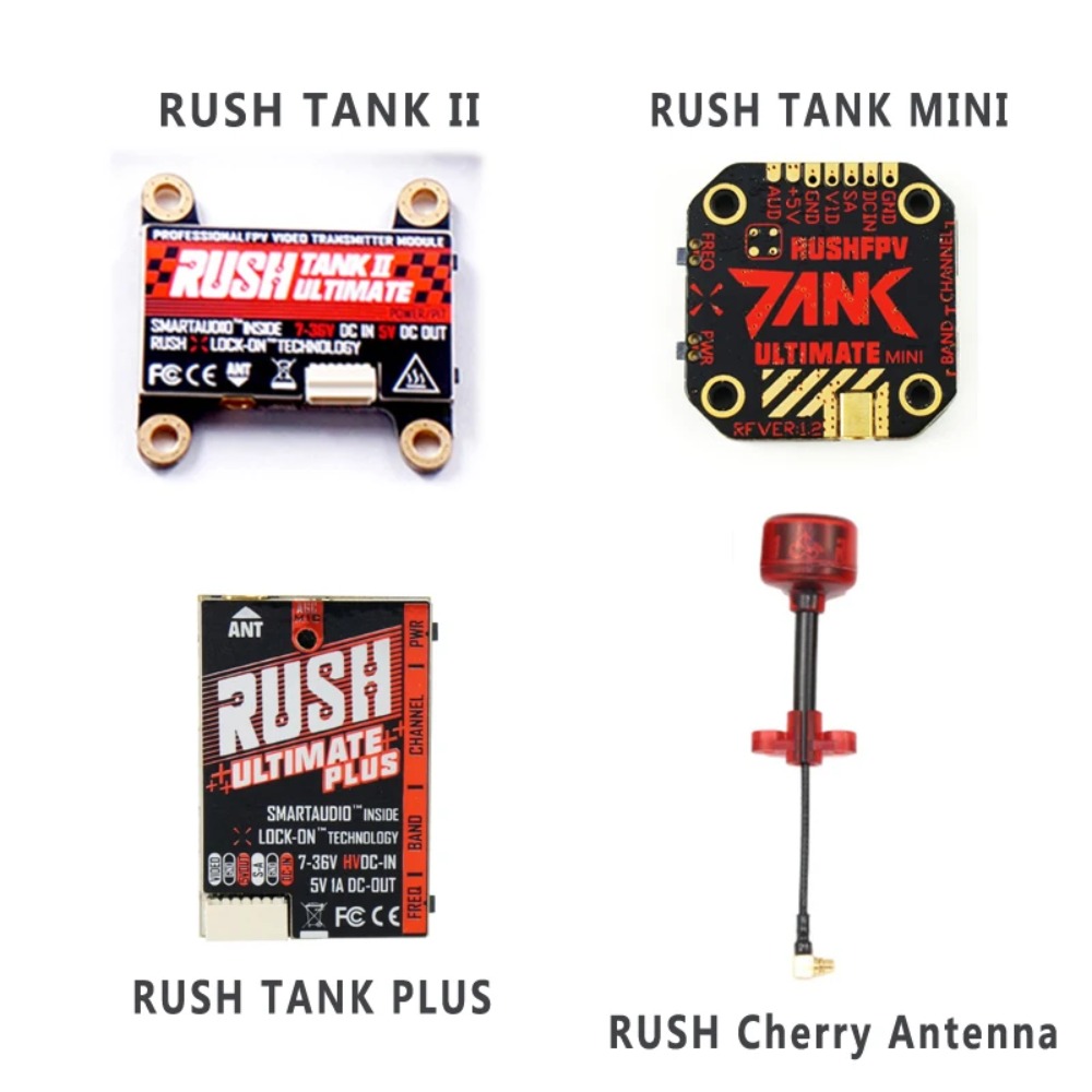 RUSH TANK Ultimate II/Mini/PLU - Drone Racing Vtx incelemesi ve fiyatı