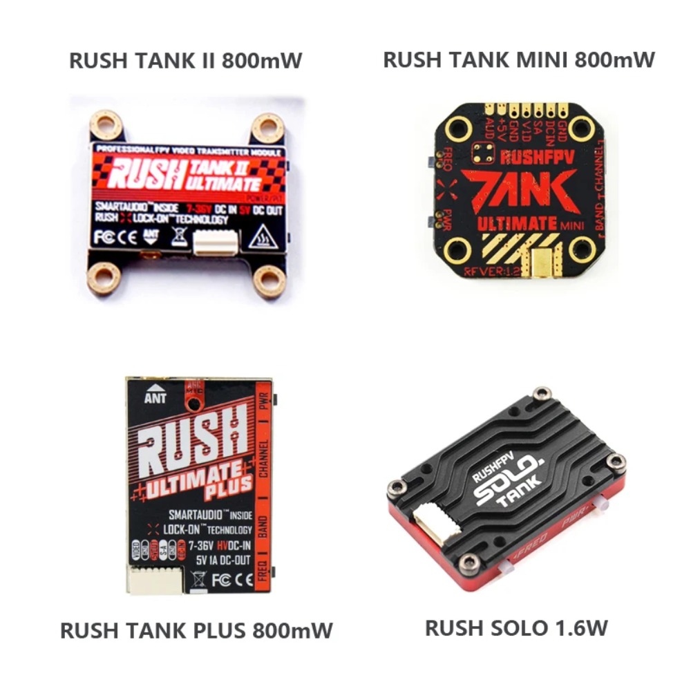 RUSH TANK Ultimate II/Mini/PLU - Drone Racing Vtx incelemesi ve fiyatı
