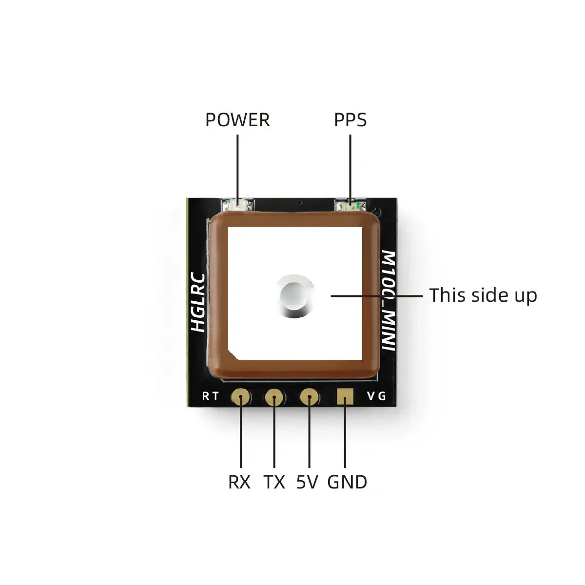 HGLRC M100 MINI GPS Modülü M10 - Drone Racing Flight Controller incelemesi ve fiyatı